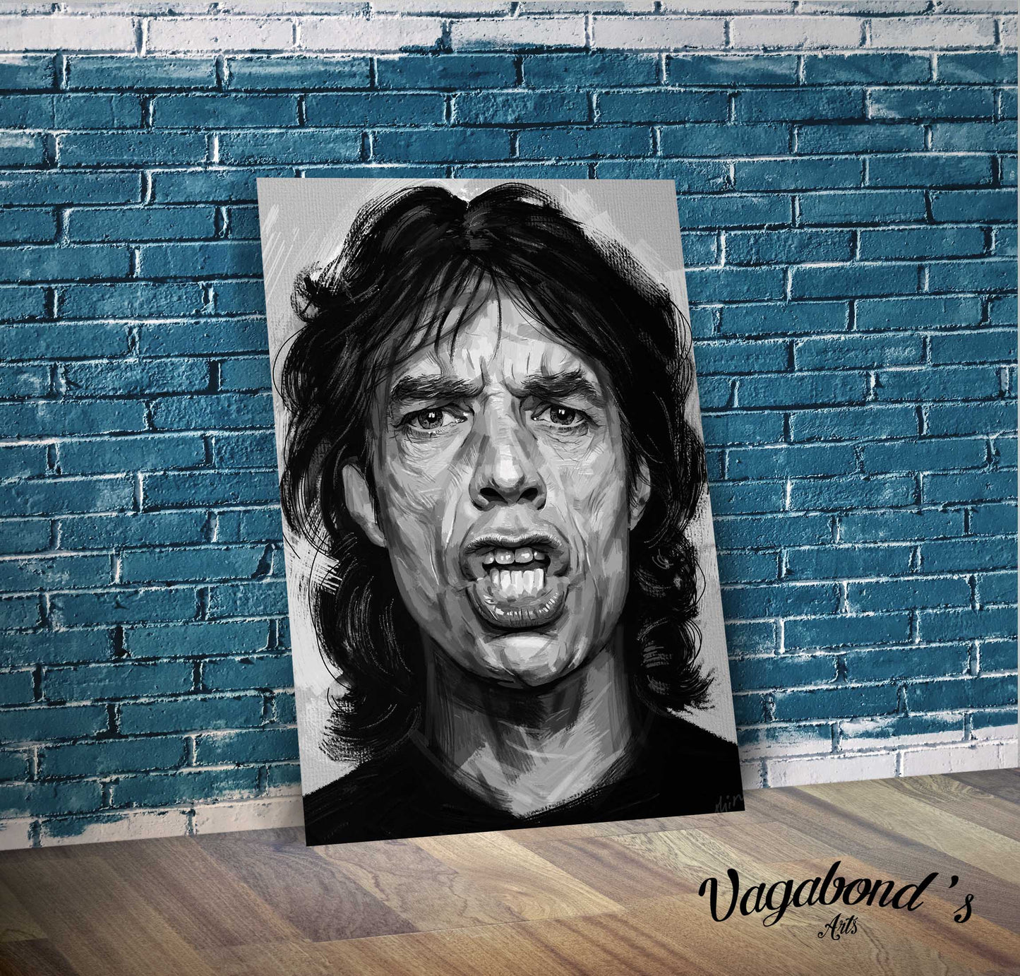Mick Jagger Metal Sign