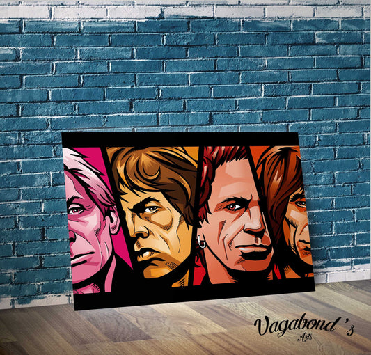 The Rolling Stones Metal Sign