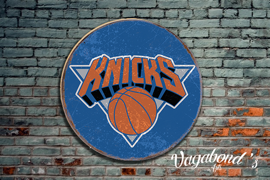 Vintage New York Knicks Circular Sign