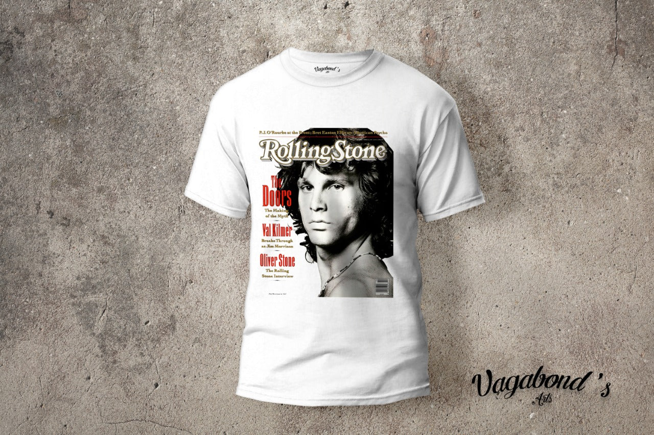 Jim Morrison Graphic T-shirt - Vagabonds Arts 
