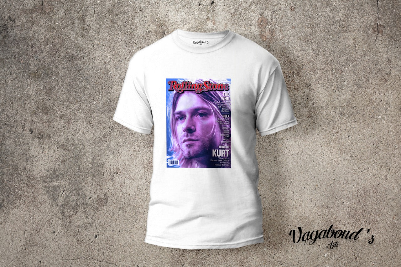 Kurt Cobain Graphic T-shirt - Vagabonds Arts 