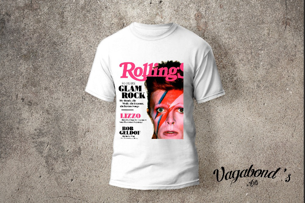 David Bowie Graphic T-Shirt - Vagabonds Arts 