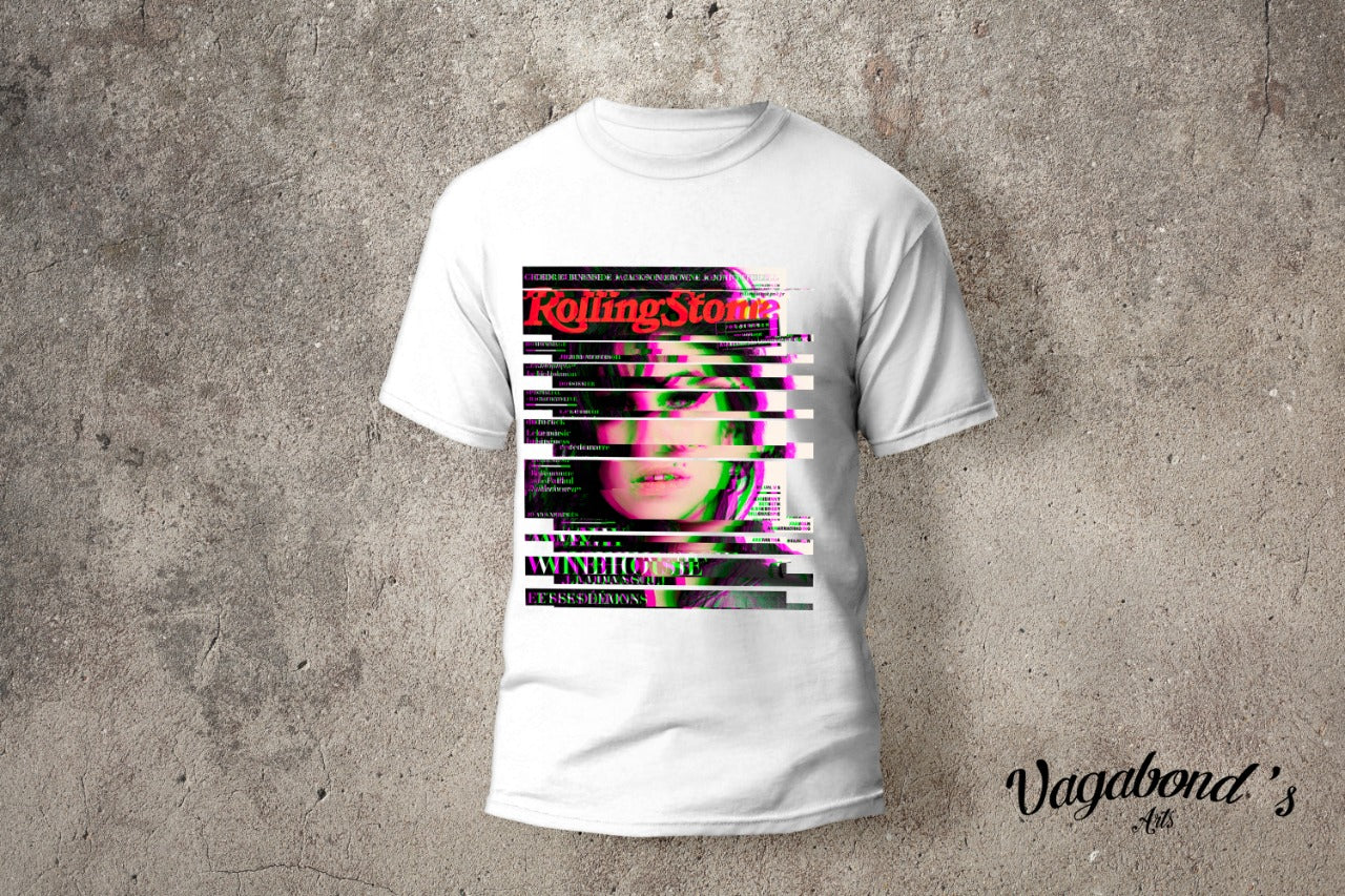 Amy Winehouse Graphic T-Shirt - Vagabonds Arts 