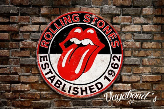 The Rolling Stone  Metal Sign - Vagabonds Arts 