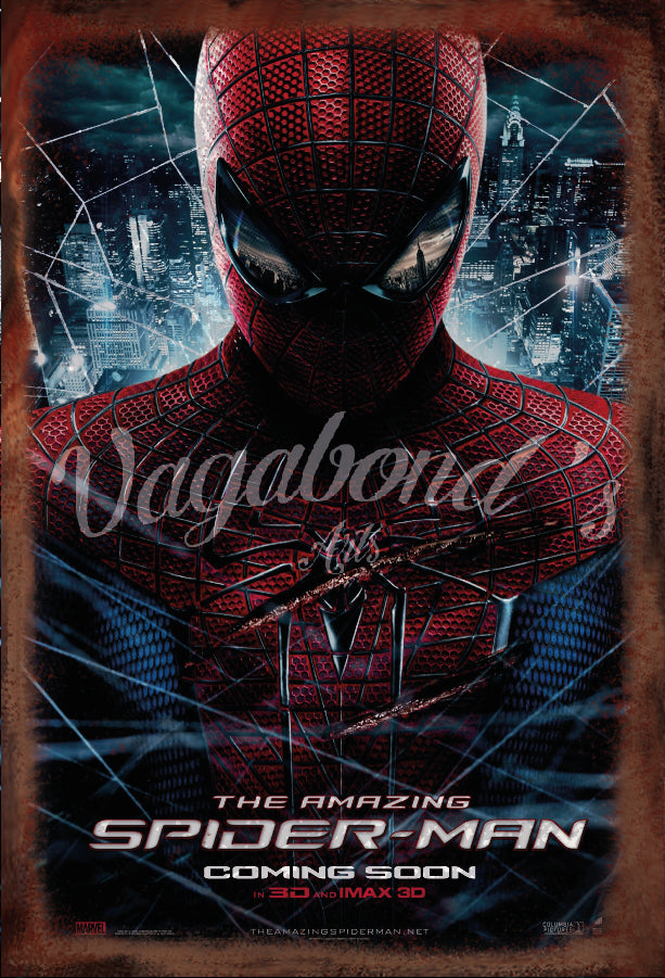 Vintage Spiderman Metal Sign - Vagabonds Arts 